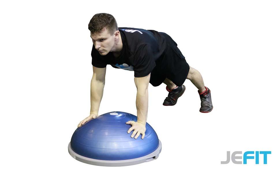Exercise Dome Push-Up Demonstration