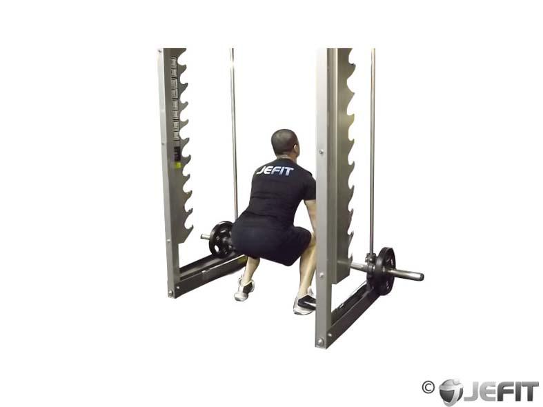 Smith Machine Deadlift Demonstration