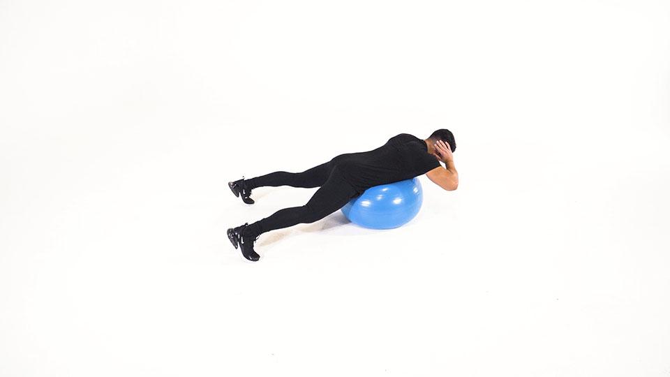 Stability Ball Back Extension Demonstration