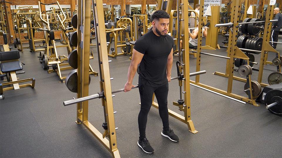 Smith Machine Hack Squat Demonstration