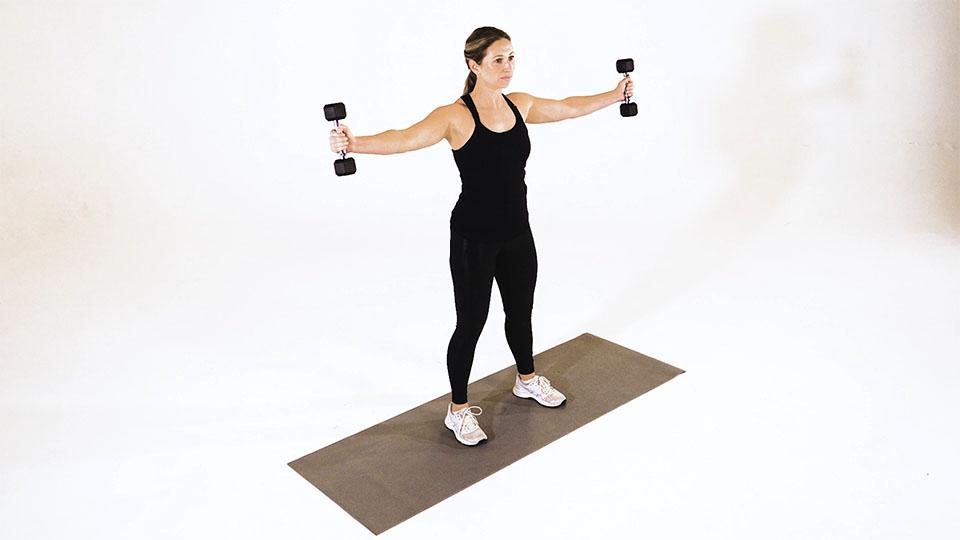 Dumbbell Iron Cross Demonstration