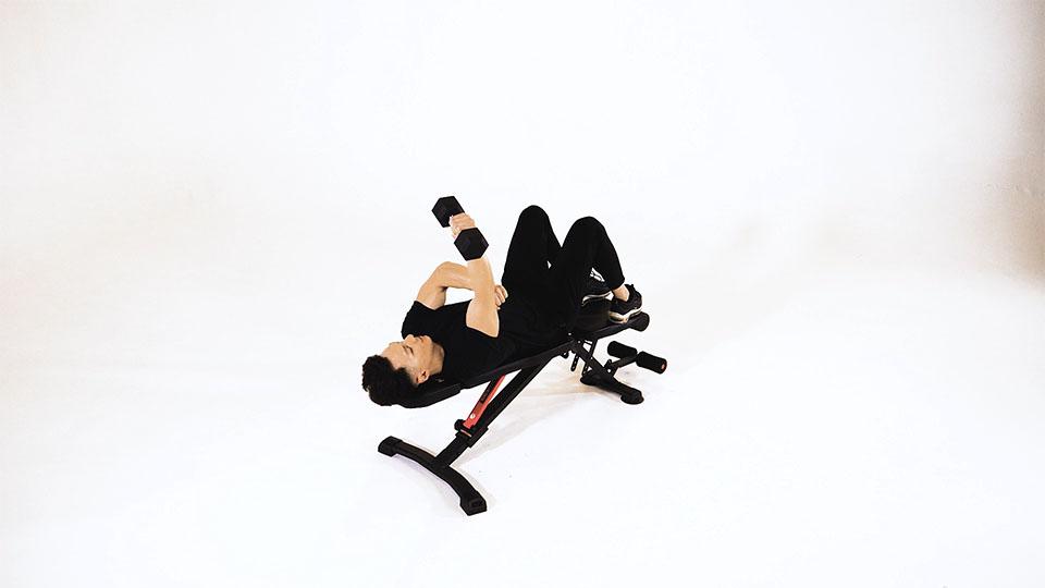 Dumbbell One-Arm Tricep Extension (Pronated) Demonstration