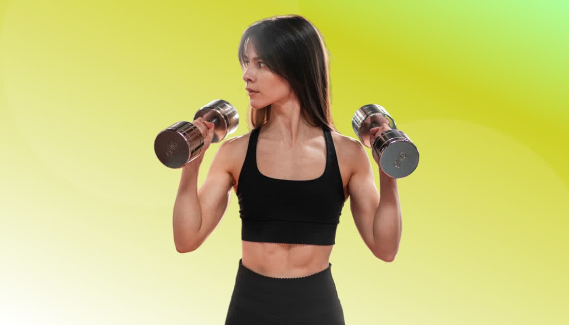 Dumbbell Routine: Home or Gym  banner