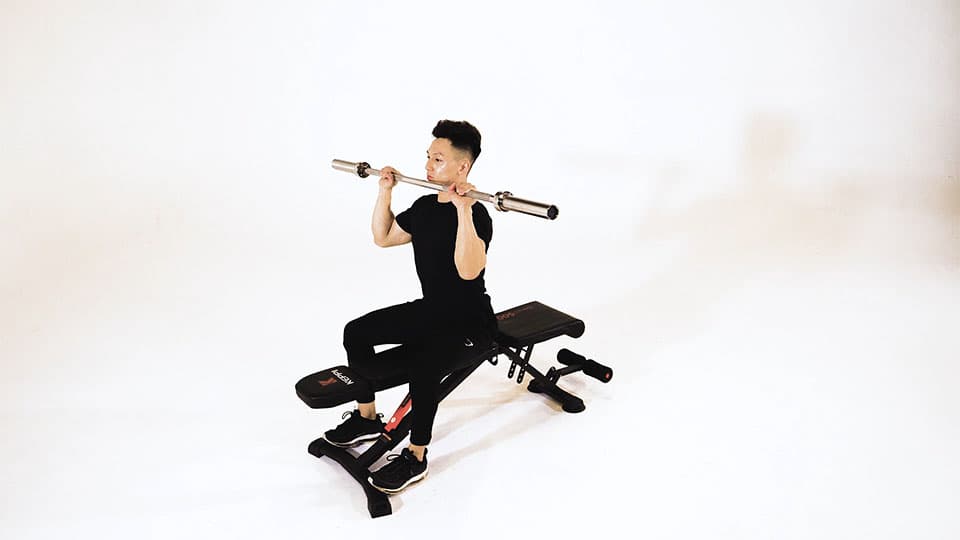 Barbell Bradford Rocky Press view 1