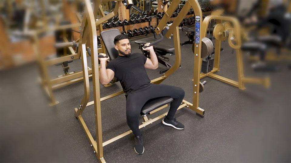 Machine Shoulder Press Demonstration