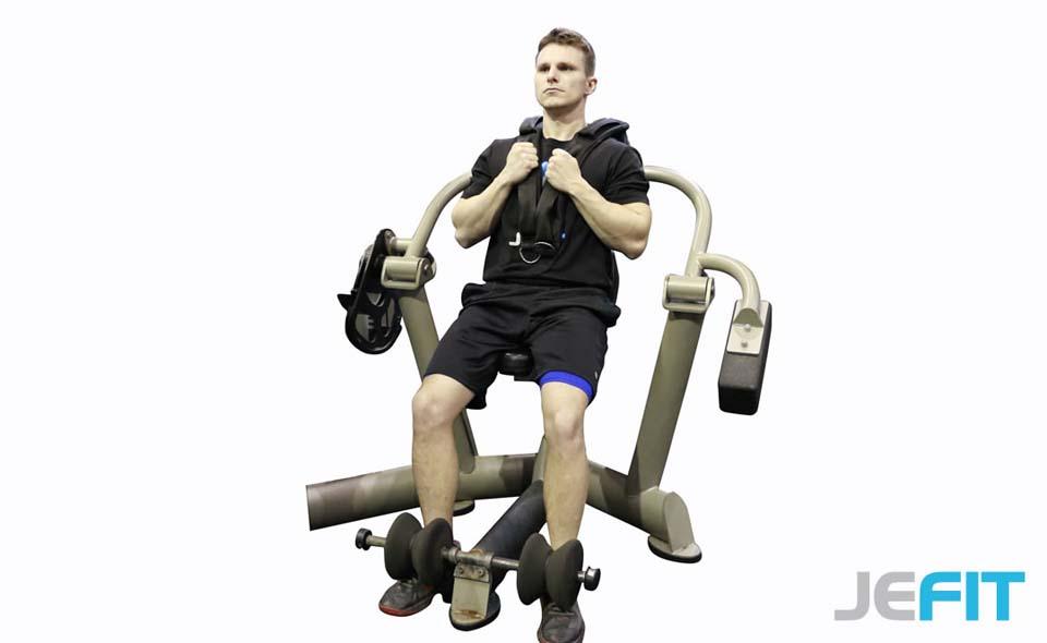 Machine Ab Crunch Demonstration
