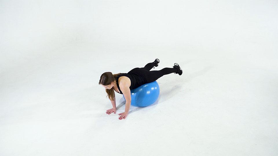 Stability Ball One-Arm Bridgebanner