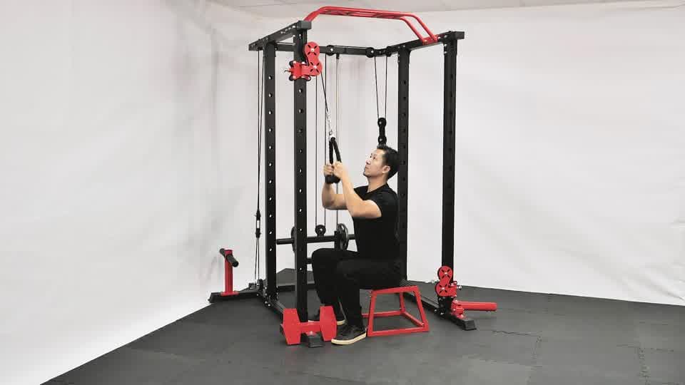 Cable Grip Lat Pulldown (Narrow Grip) view 2