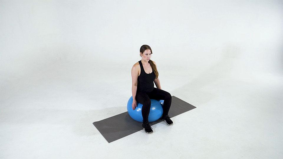 Seated Overhead Stretchbanner