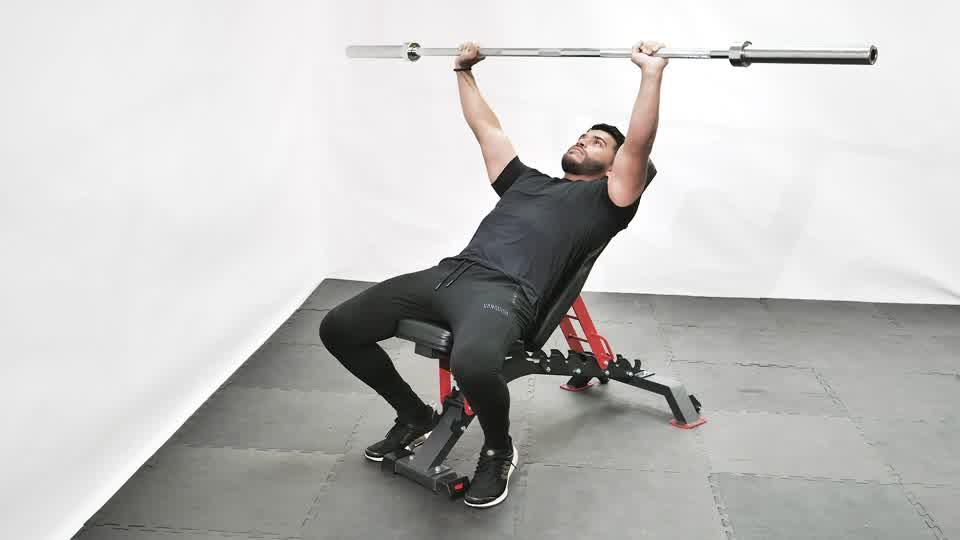 Barbell Incline Bench Press Demonstration