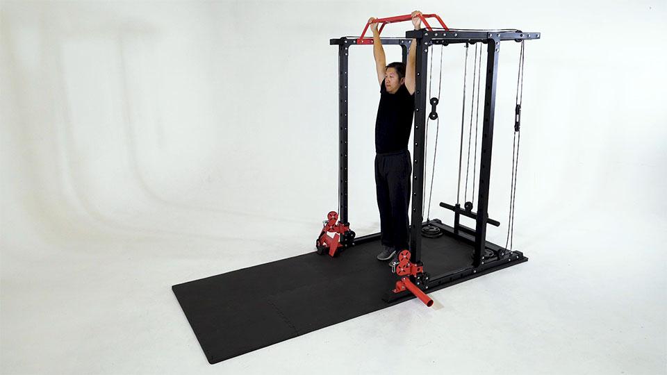 Rear Pull-Up (Wide Grip) Demonstration