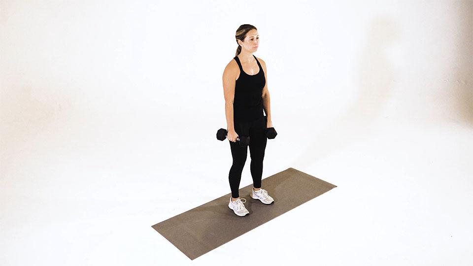 Dumbbell Hammer Curl (Cross Body)banner