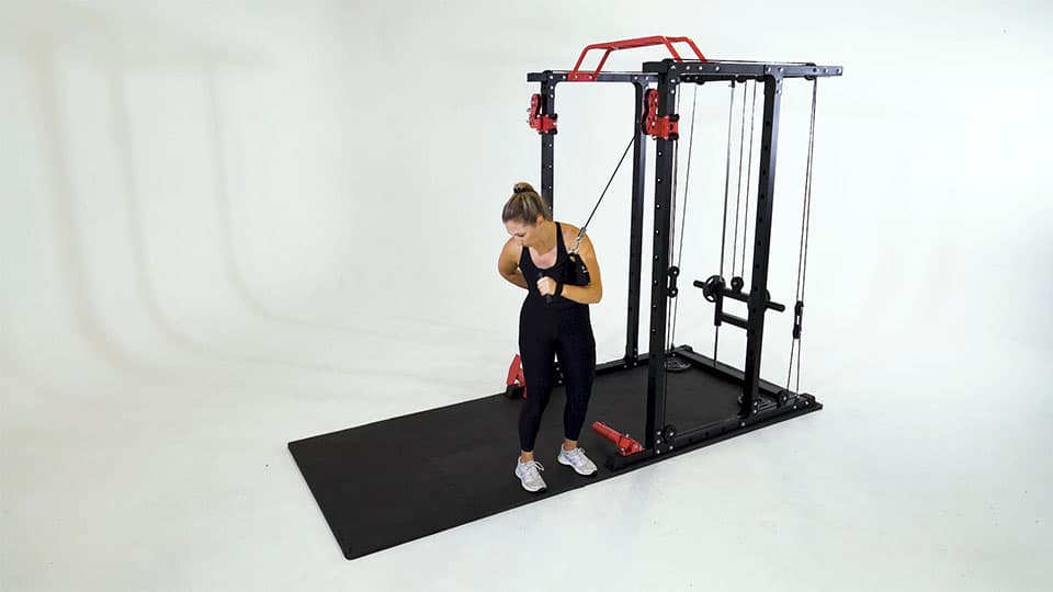 Cable Oblique Crunch view 2