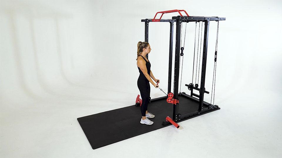 Cable Bicep Curl Demonstration