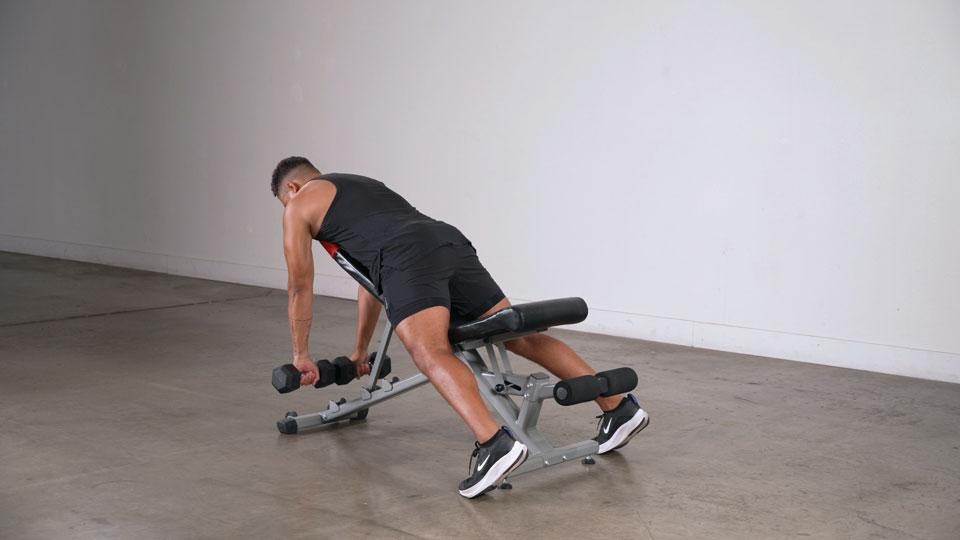 Dumbbell Incline Bench Rowbanner
