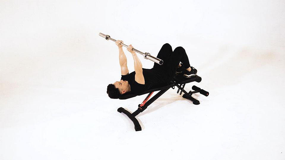 Barbell Rear Tricep Extensionbanner