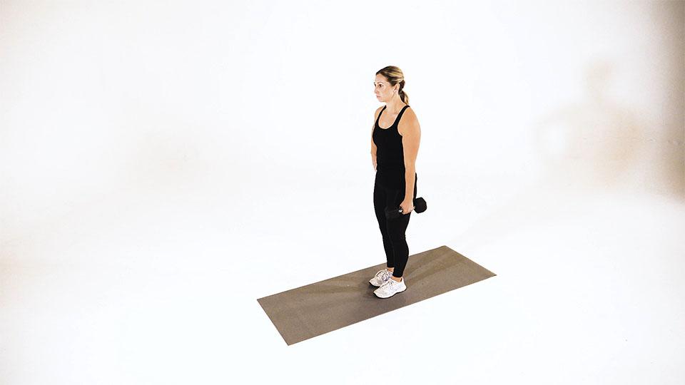 Dumbbell Single-Leg Squatbanner