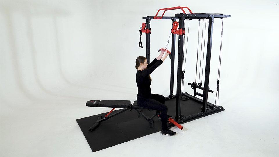 Machine Reverse Lat Pulldown (Close Grip)banner