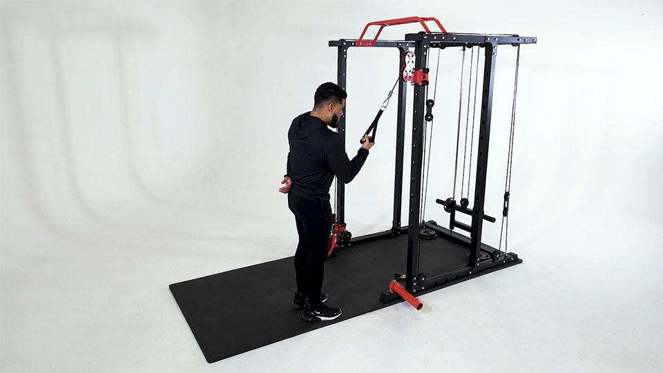 Cable One-Arm Tricep Pushdown (Reverse Grip)banner