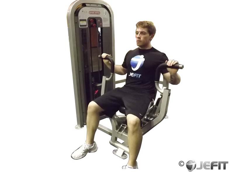 Machine Bench Press Demonstration