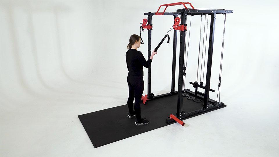 Cable One-Arm Tricep Pushdown (Reverse Grip)banner
