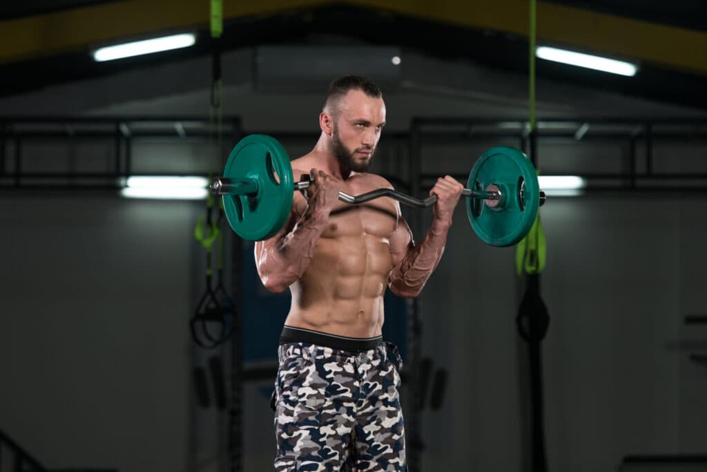 Biceps Exercise With Barbell