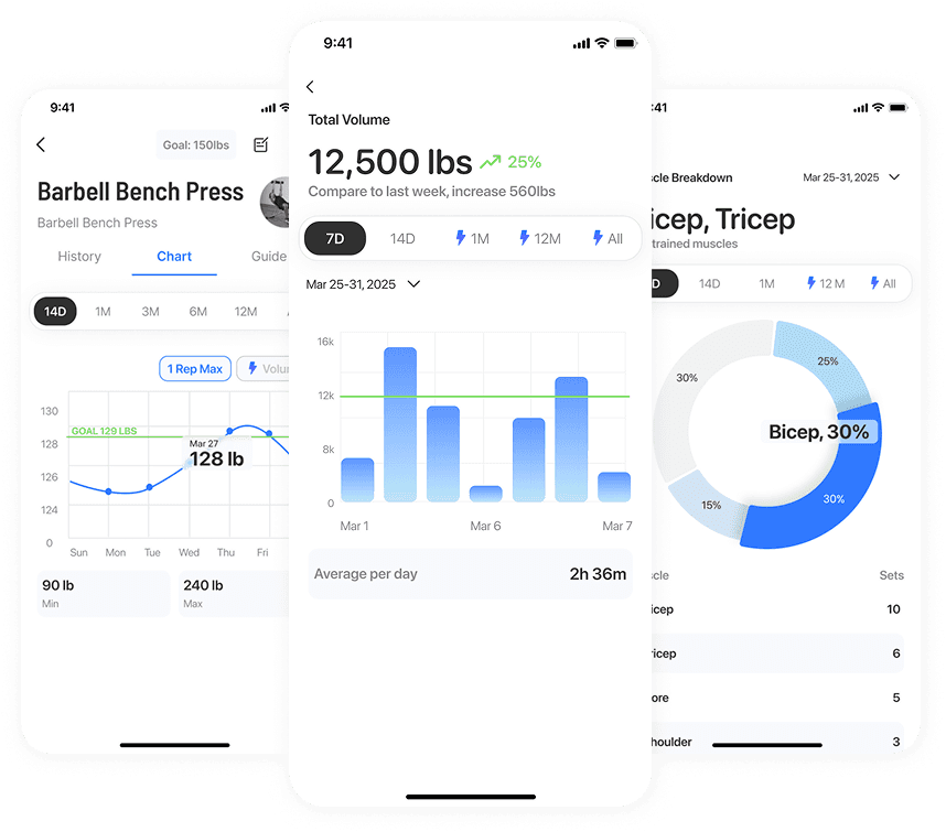 Jefit analyical graphs and charts