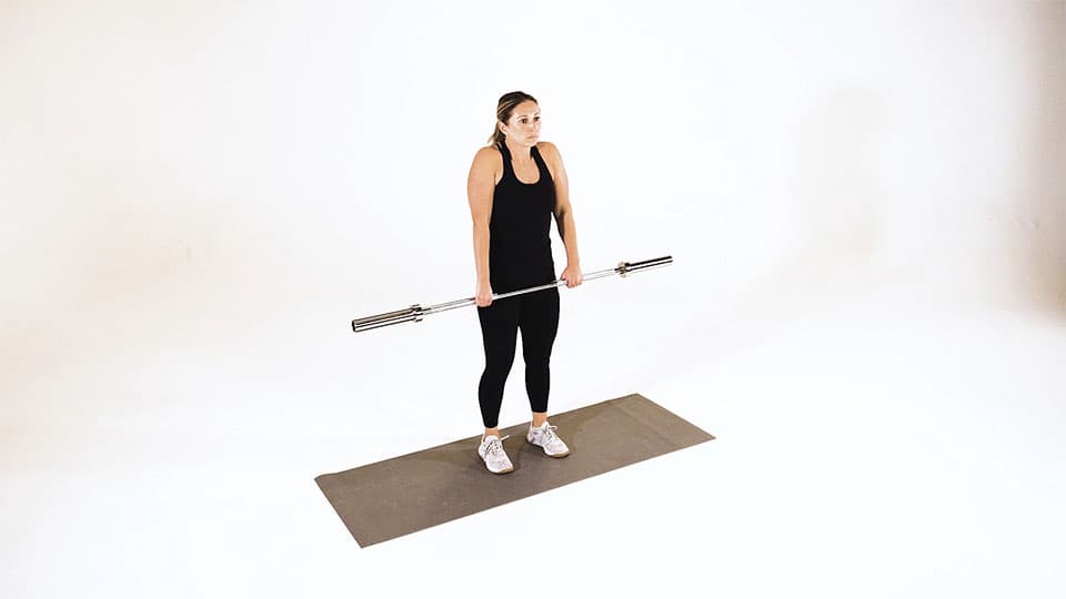 Barbell Shrug view 3