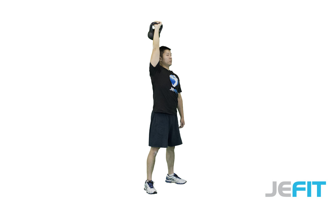 Kettlebell One-Arm Overhead Squat