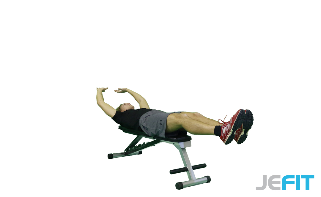 Bench Jackknife Sit-Up 