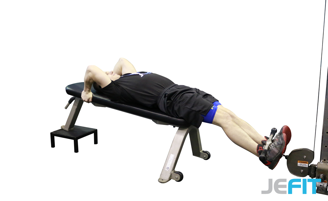 Decline Bench Cable Knee Raise