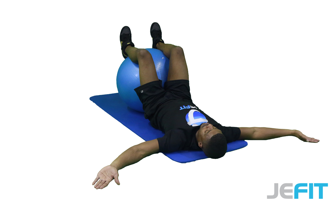 Stability Ball Hip Roll