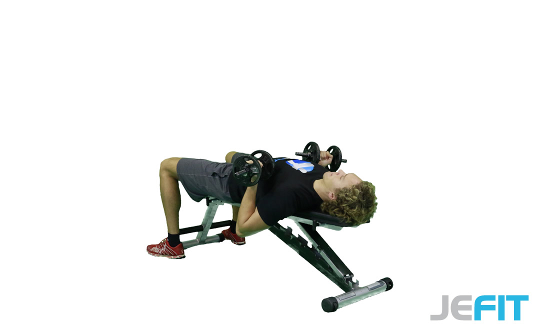Dumbbell Reverse Bench Press