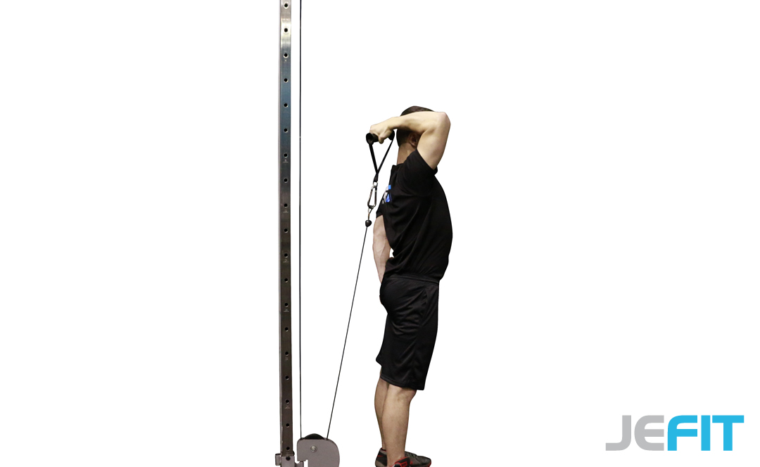 Cable One-Arm Reverse Grip Tricep Extension