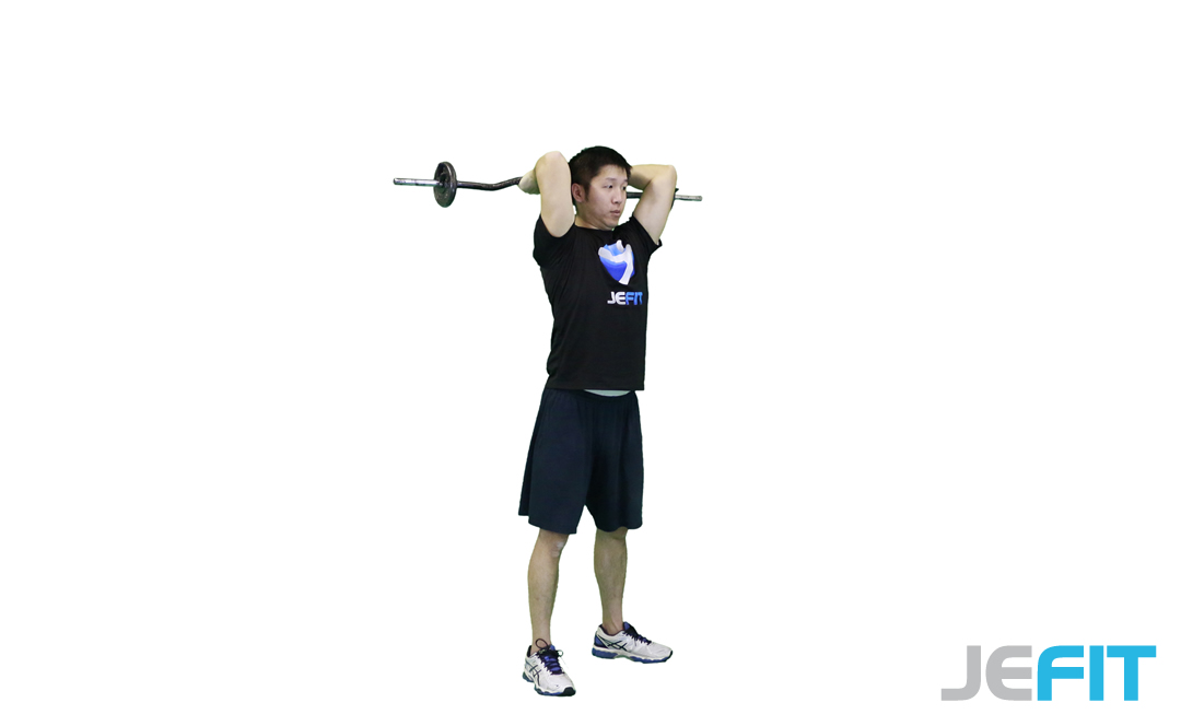 Standing French Press Exercise