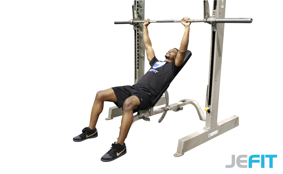 Smith Machine Incline Bench A Strength Exercise