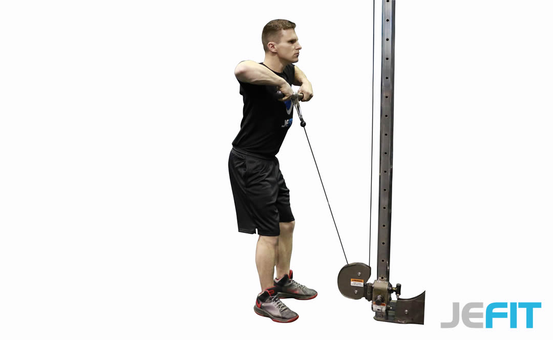 Cable Upright Rows