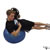 Stability Ball Weight Plate Side Bend exercise demonstration