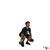 Dumbbell Biceps Curl Squat exercise demonstration