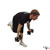 Dumbbell Bicep Curl With Stork Stance exercise demonstration