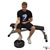 Dumbbell Seated Single-Leg Calf Raise exercise demonstration
