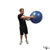 Stability Ball Trunk Rotation exercise demonstration