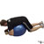 Stability Ball Weighted Hyperextension exercise demonstration
