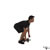 Dumbbell Standing Bent Over One Arm Triceps Extension exercise demonstration