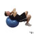 Stability Ball Incline Ab Crunch exercise demonstration