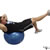 Stability Ball Single-Leg Crunch exercise demonstration