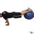 Stability Ball Narrow Push-Up exercise demonstration