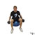 Dumbbell Shoulder Raise (Stability Ball) exercise demonstration