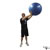 Stability Ball Wood Chop exercise demonstration