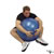 Stability Ball Hug exercise demonstration